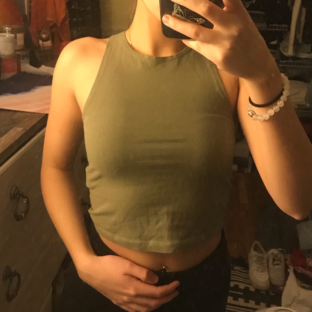 Army green tank